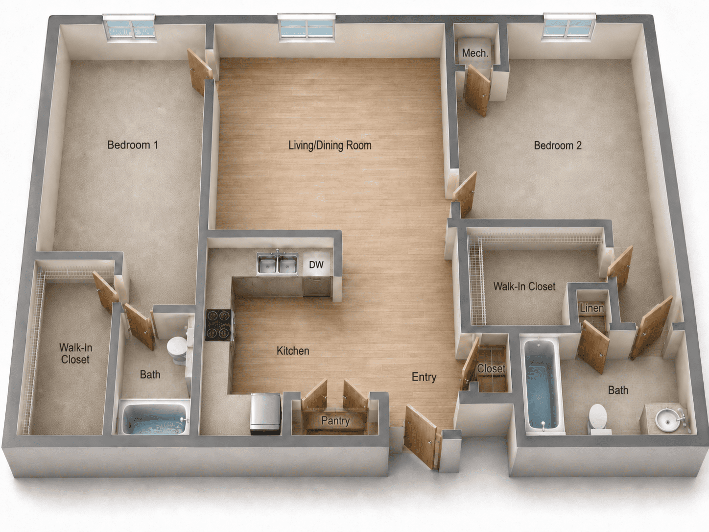 Hattonhouse2bedroom
